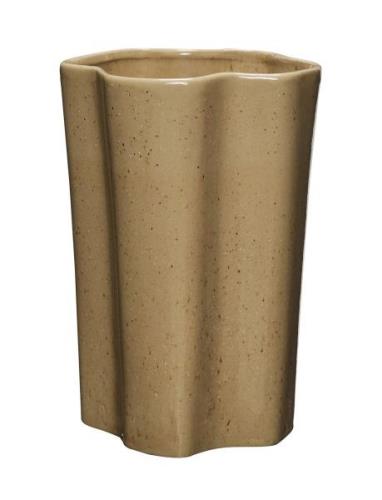 Sapo Vase Home Decoration Vases Big Vases Beige Hübsch