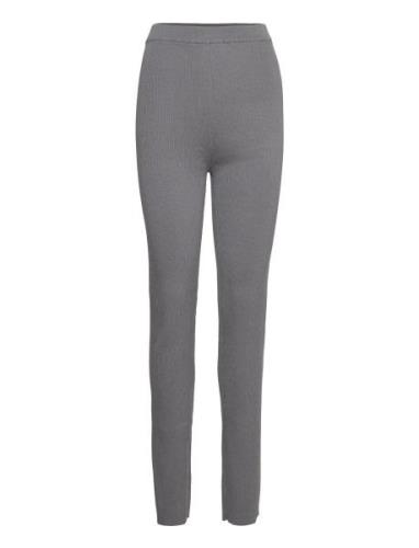 Jetset Knit Pants Sport Running-training Tights Grey Famme