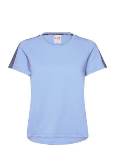 Vilde Tee Sport T-shirts & Tops Short-sleeved Blue Kari Traa