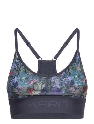 Var Printed Sport Bras & Tops Sports Bras - All Navy Kari Traa