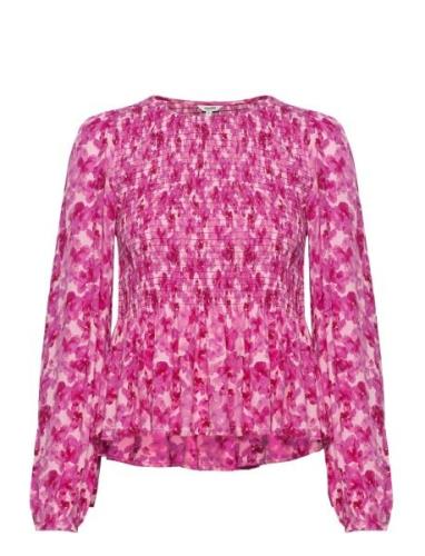 Brynn-M Tops Blouses Long-sleeved Pink MbyM