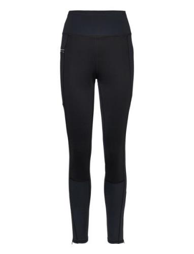 Insulate Wind Shield Tights Sport Running-training Tights Black Röhnis...