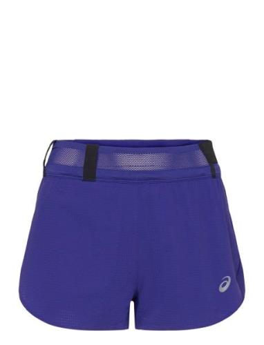 Metarun Split Short Sport Shorts Sport Shorts Blue Asics