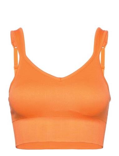 Seamless Rib Padded Sports Bra Sport Bras & Tops Sports Bras - All Ora...