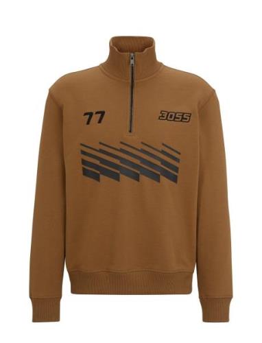 Zeretrobike Tops Sweat-shirts & Hoodies Sweat-shirts Beige BOSS