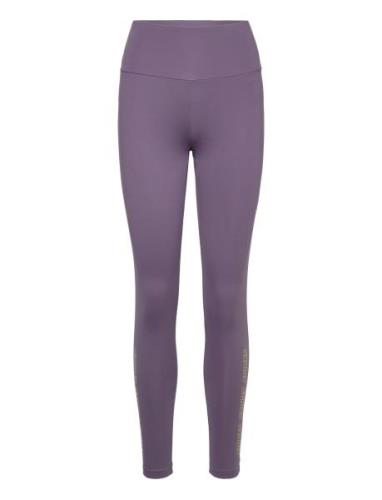 W Bluv Q4 Leg Sport Running-training Tights Purple Adidas Sportswear