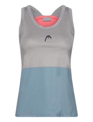 Padel Tech Tank Top Women Sport T-shirts & Tops Sleeveless Grey Head