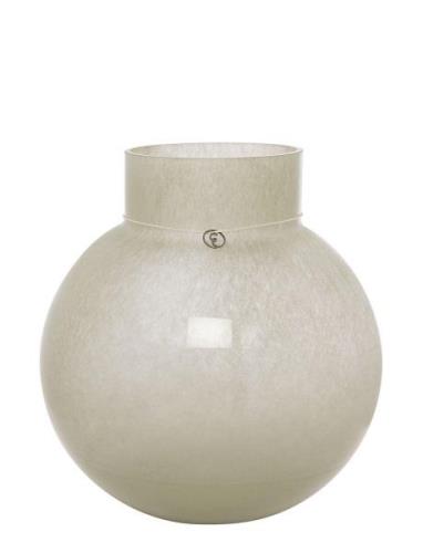 Glassvase Home Decoration Vases Big Vases Beige ERNST