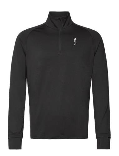 Men’s Half Zip Sweater Sport Sweat-shirts & Hoodies Sweat-shirts Black...