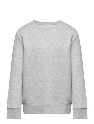 Sweatshirt Basic Melange Tops Sweat-shirts & Hoodies Sweat-shirts Grey...