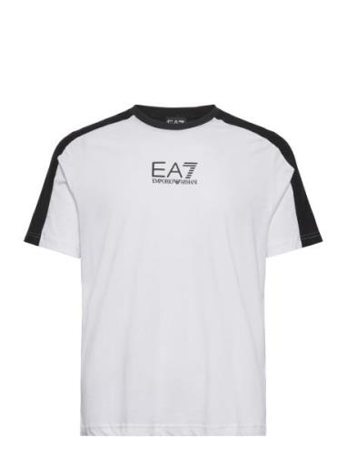 T-Shirts Tops T-shirts Short-sleeved White EA7