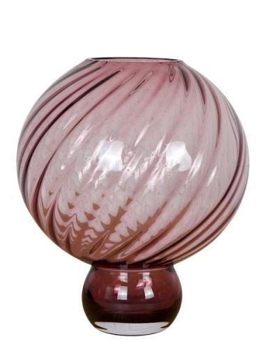 Meadow Swirl Vase Home Decoration Vases Big Vases Pink Specktrum