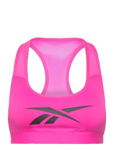 S Lux Vector Racer B Sport Bras & Tops Sports Bras - All Pink Reebok P...