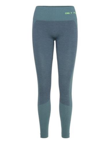 Onpjamino Hw Seam Tight Sport Running-training Tights Blue Only Play