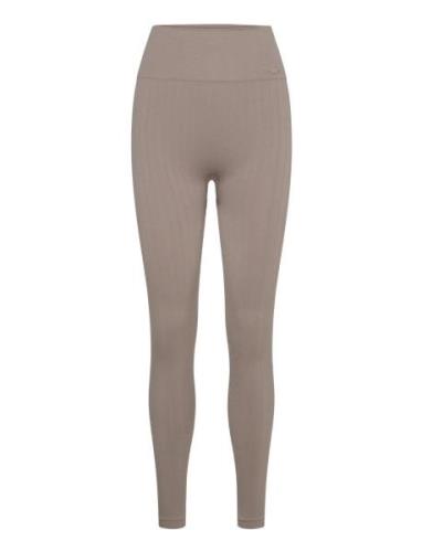 Alma Sport Running-training Tights Brown Drop Of Mindfulness