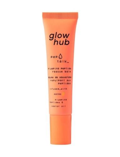 Glow Hub Pep Talk Tinted Plumping Peptide Rescue Balm Mango 15Ml Leppe...