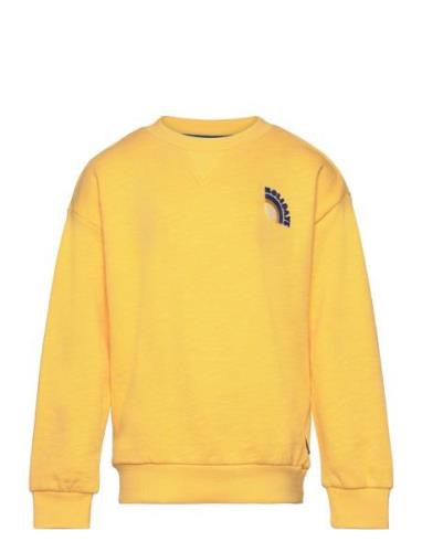 San Remo Tops Sweat-shirts & Hoodies Sweat-shirts Yellow TUMBLE 'N DRY