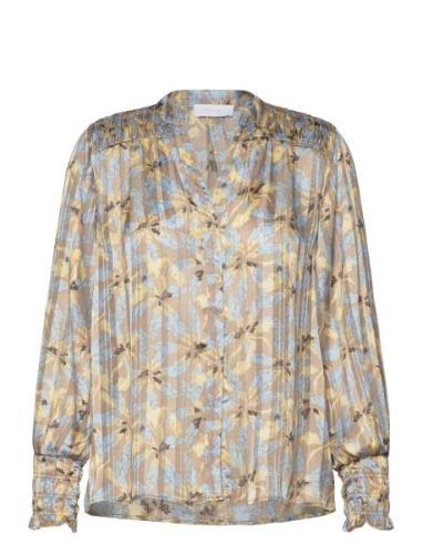 Lr-Figaro Tops Blouses Long-sleeved Beige Levete Room