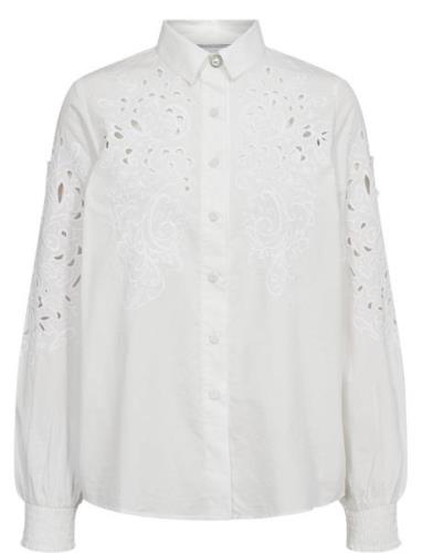 Nulima Shirt Tops Shirts Long-sleeved White Nümph