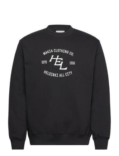 All City Sweatshirt Tops Sweat-shirts & Hoodies Sweat-shirts Black Mak...