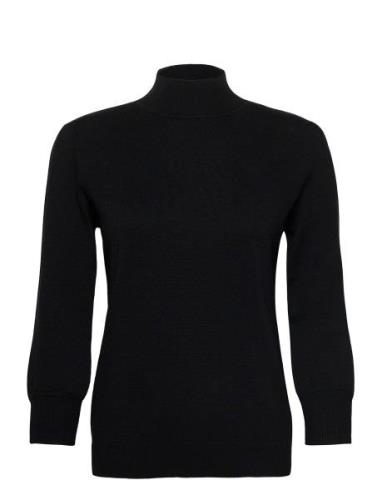 Mersin Rullekrave Strik Tops Knitwear Turtleneck Black Minus