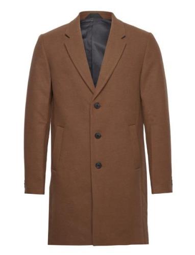 Jjemorrison Wool Coat Sn Ullfrakk Frakk Brown Jack & J S