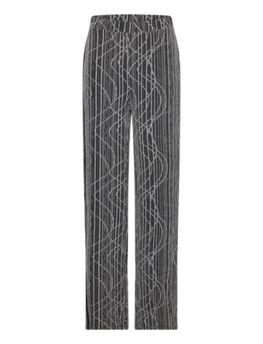 Vmkanz Sibe Hw Wide Pant Jrs Bottoms Trousers Wide Leg Black Vero Moda