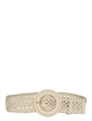 Pcarta Waist Belt Sww Belte Beige Pieces