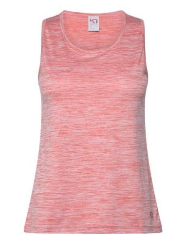 Sanne Tanktop Sport T-shirts & Tops Sleeveless Red Kari Traa