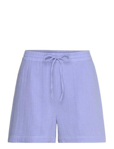 Pcstina Hw Shorts Bc Sww Bottoms Shorts Casual Shorts Blue Pieces