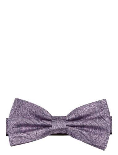 Paisley Silk Bow Tie Sløyfe Pink Portia 1924