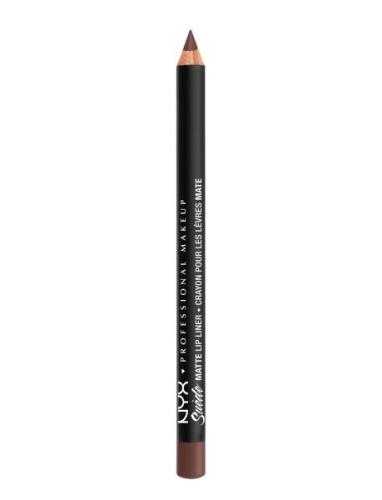 Suede Matte Lip Liner Lipliner Sminke Brown NYX Professional Makeup