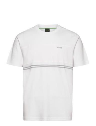 Tee 8 Sport T-shirts Short-sleeved White BOSS