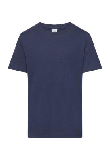 T Shirt Regular Solid Tops T-shirts Short-sleeved Blue Lindex