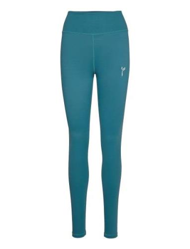 Essential Tights Sport Running-training Tights Blue Famme