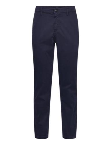 Chino_Tapered Bottoms Trousers Chinos Navy BOSS