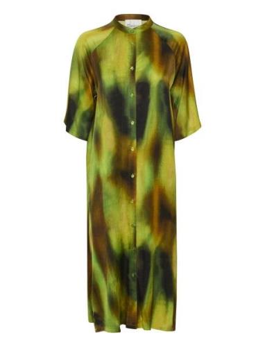 Tamaramw Long Shirtdress Dresses Shirt Dresses Green My Essential Ward...