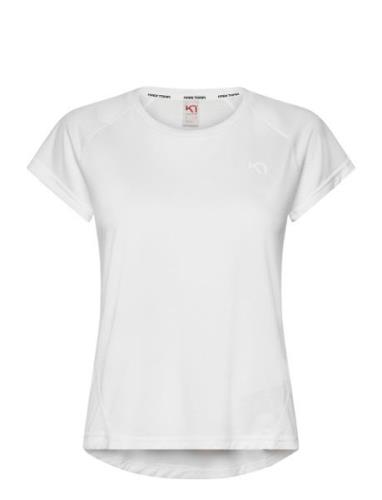 Emily Short Sleeve Sport T-shirts & Tops Short-sleeved White Kari Traa