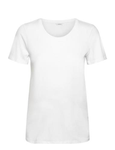 Top Mom Vega Tops T-shirts & Tops Short-sleeved White Lindex