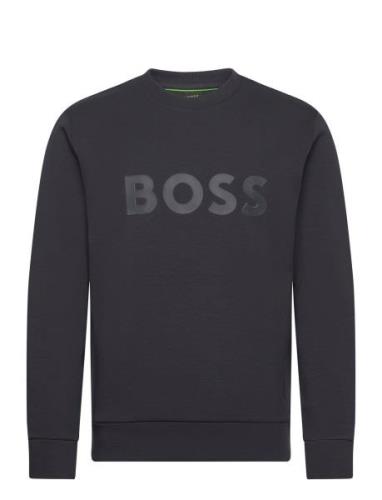 Salbo Sport Sweat-shirts & Hoodies Sweat-shirts Navy BOSS