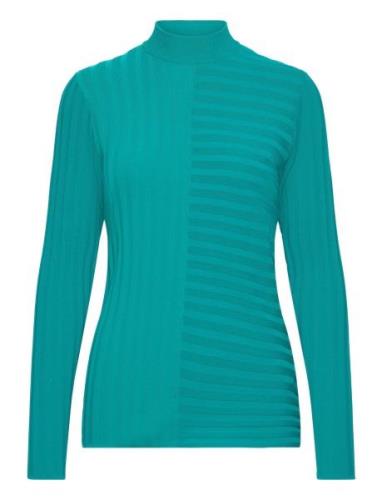 Viscose Pullover Tops Knitwear Jumpers Blue Rosemunde