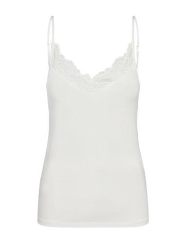 Sc-Marica Tops T-shirts & Tops Sleeveless White Soyaconcept