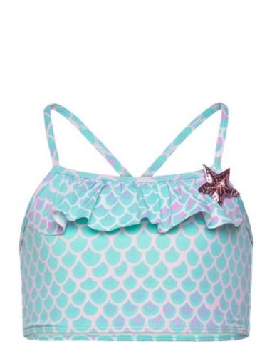 Bikini Top Flounce Bikini Blue Lindex