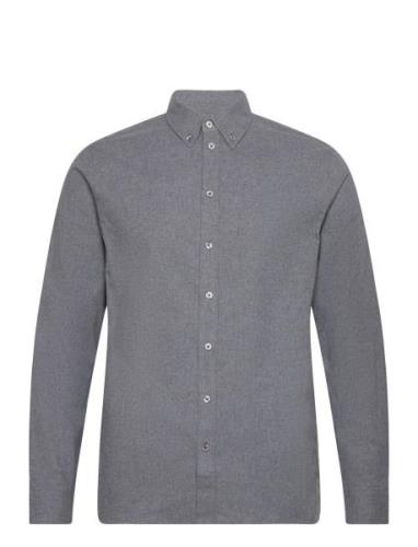 Mmgtheo Brush Shirt Tops Shirts Casual Grey Mos Mosh Gallery