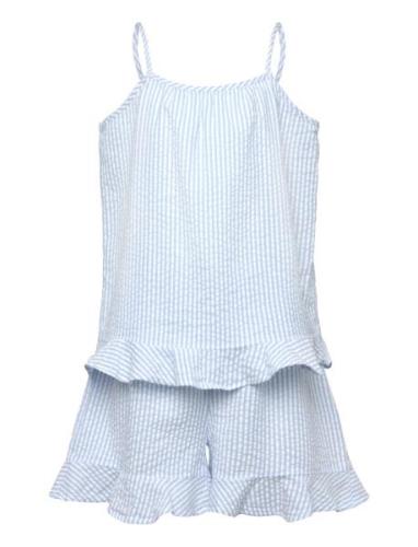 Pajama Camisole Pyjamas Sett Blue Lindex