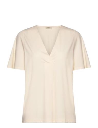 Luceyiw Top Tops T-shirts & Tops Short-sleeved Cream InWear