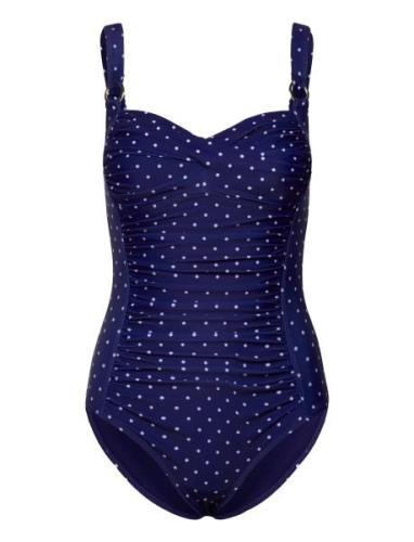 Bloom Dot Shaping Bs O Badedrakt Badetøy Navy Hunkemöller