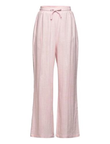 Grcamille Linen Pants Bottoms Trousers Pink Grunt