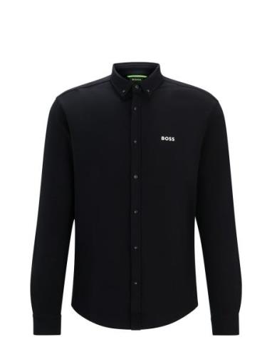 B_Motion_L Tops Shirts Casual Navy BOSS