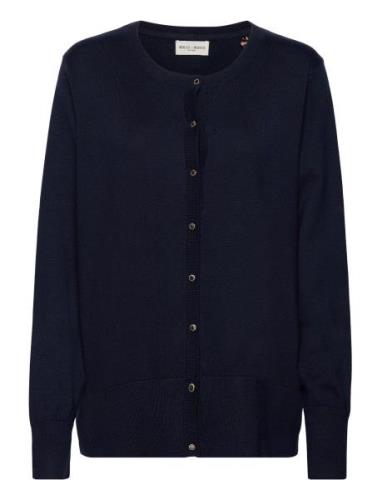 Cardigan Anna Tops Knitwear Cardigans Navy Lindex